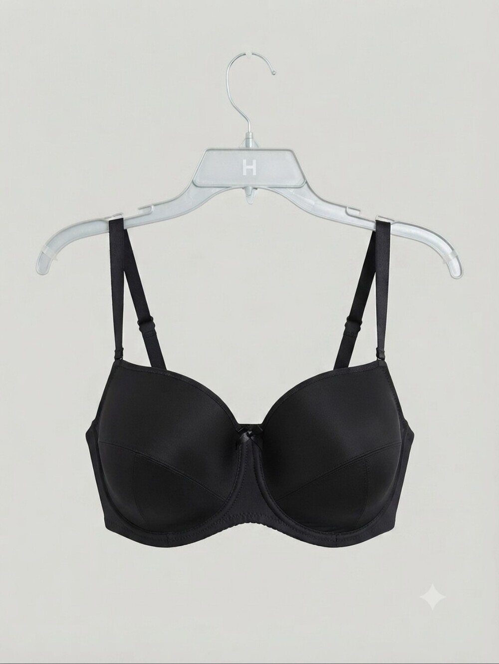 ​✨ Panache Evie 5320 Underwire Strapless Balconnet Bra Black Size 36H EUC ✨